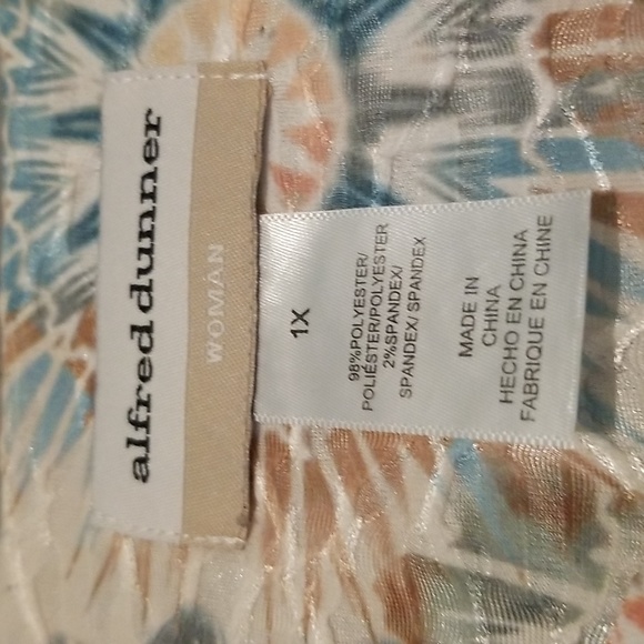 Alfred Dunner Top/Tunic size 1X - Picture 2 of 7